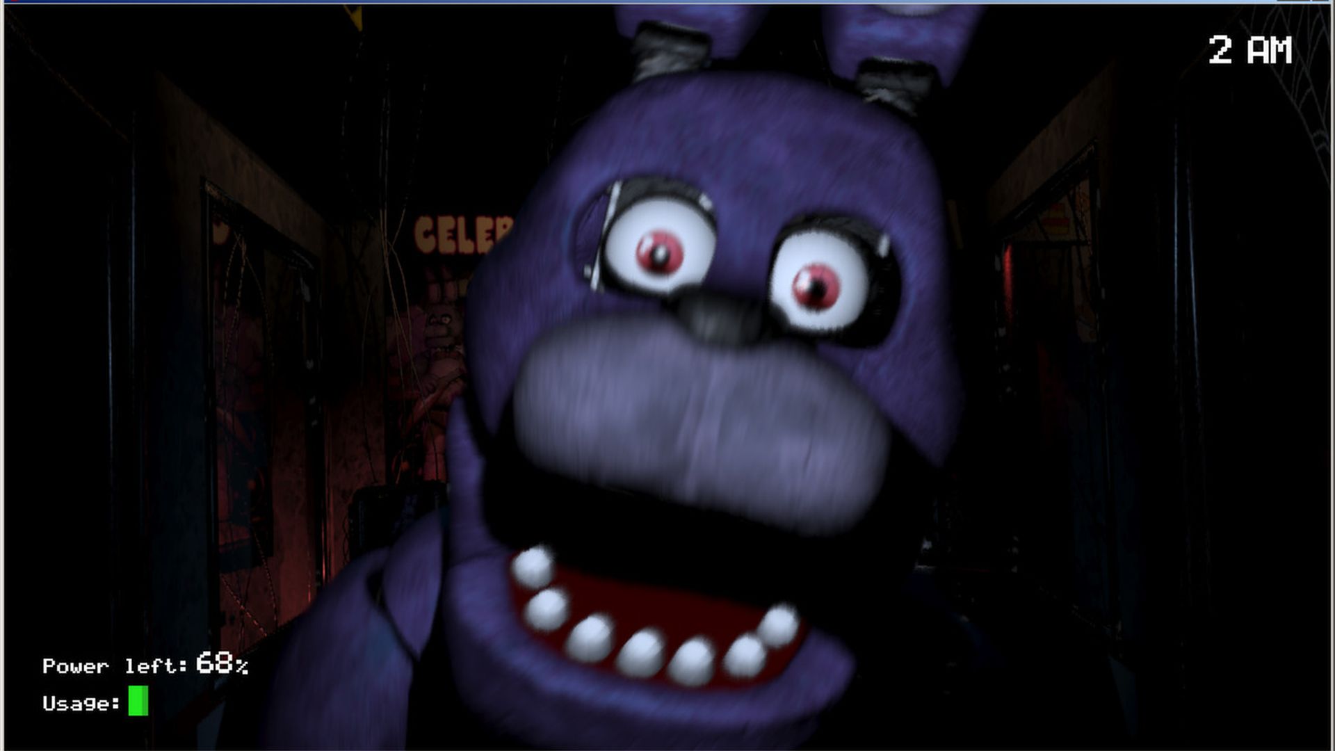 A screenshot from Five Nights at Freddy's