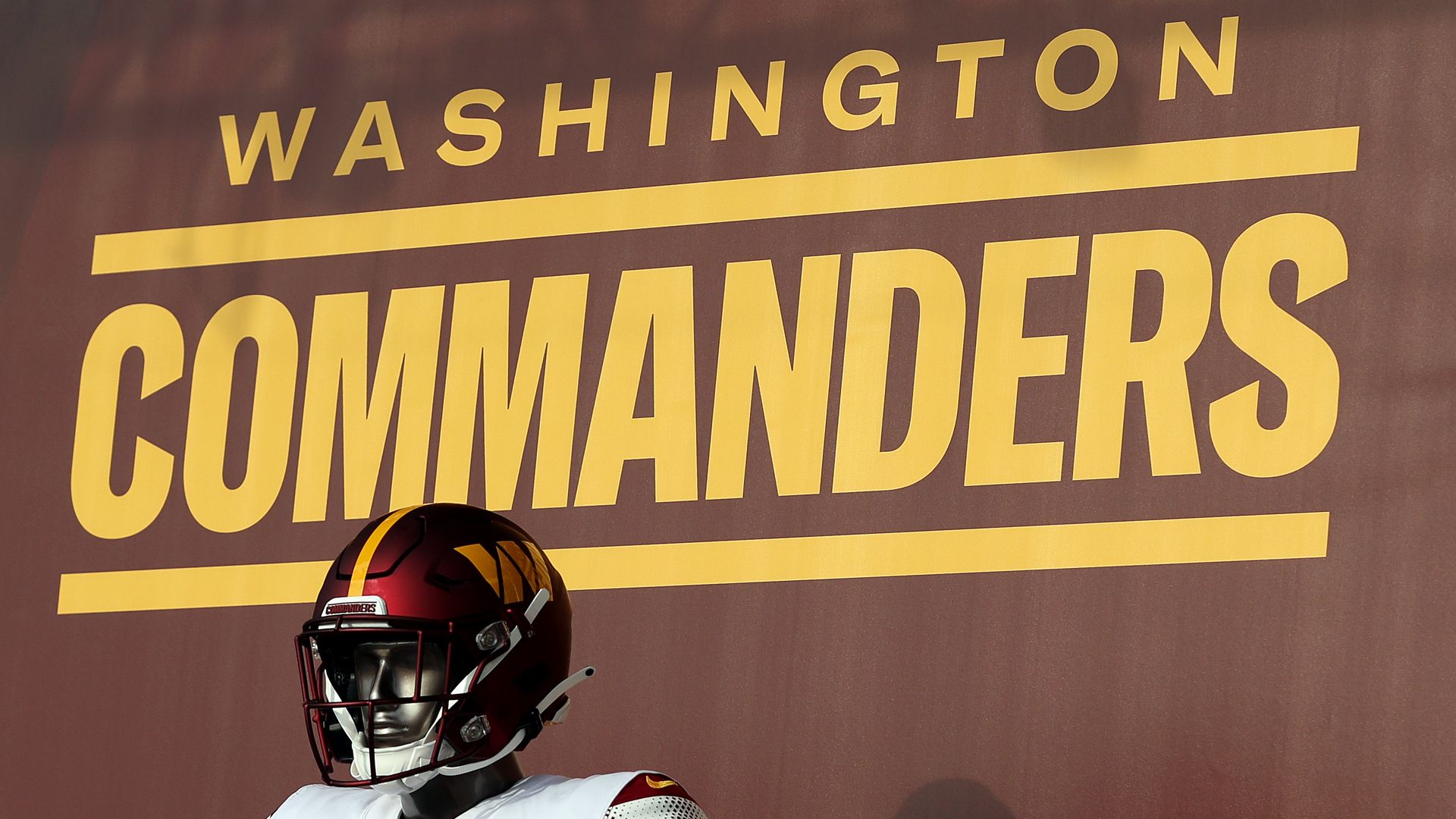 Washington Commanders name unveiling.