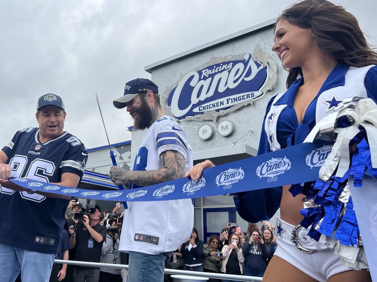 Dallas gets a Post Malone-Cowboys Cane's - Axios Dallas