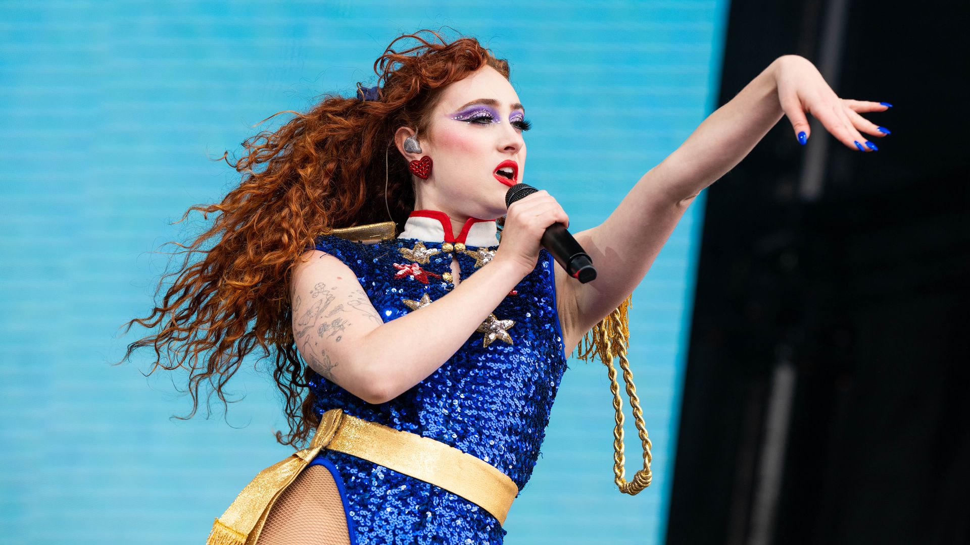 Chappell Roan performs at Outside Lands at Golden Gate Park on August 11, 2024 in San Francisco, California.