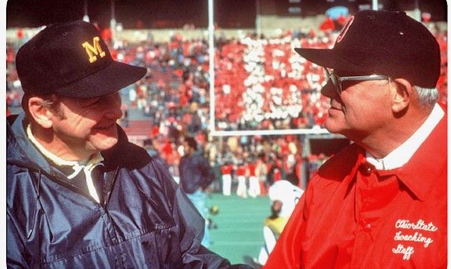 woody hayes and Bo Schembechler