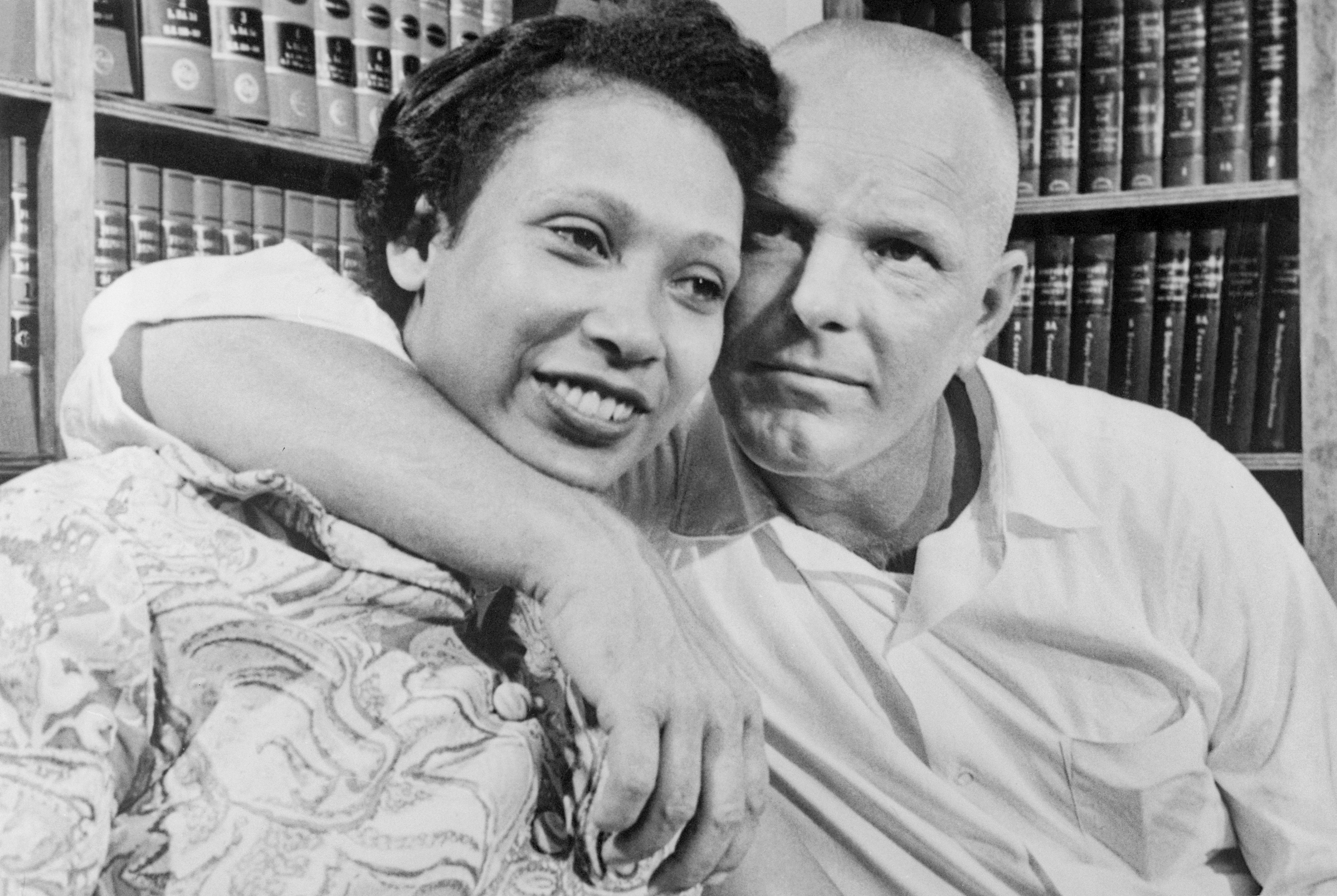 Richard Perry Loving, a white construction worker and his Black American wife, Mildred, in Washington, D.C. 
