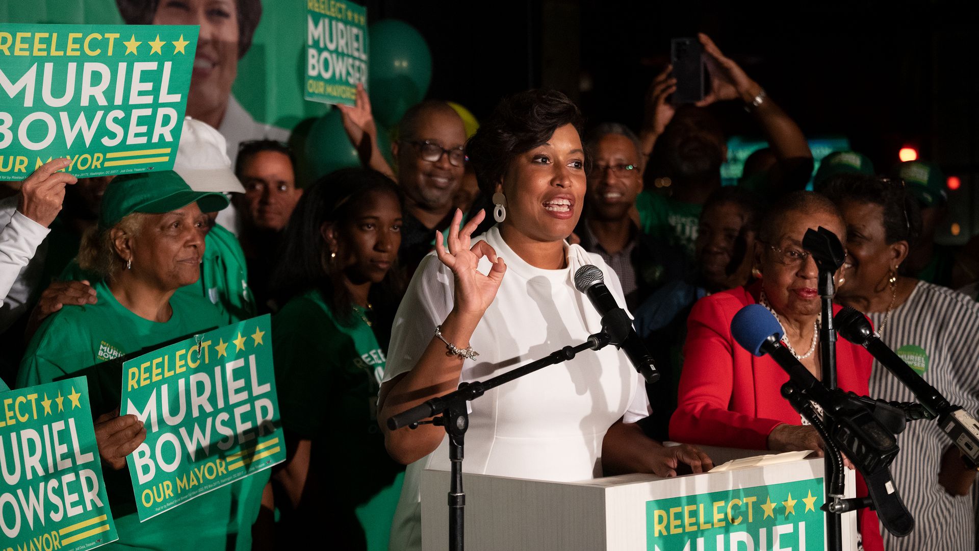 Muriel Bowser gives victory speech