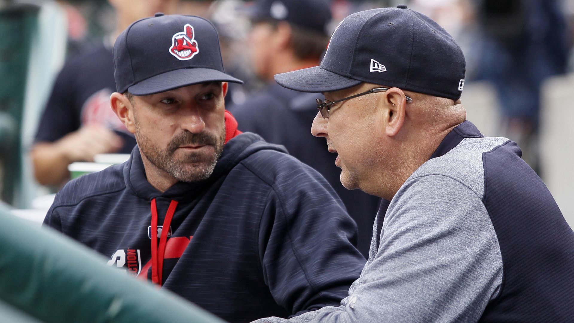Terry Francona and Mickey Callaway