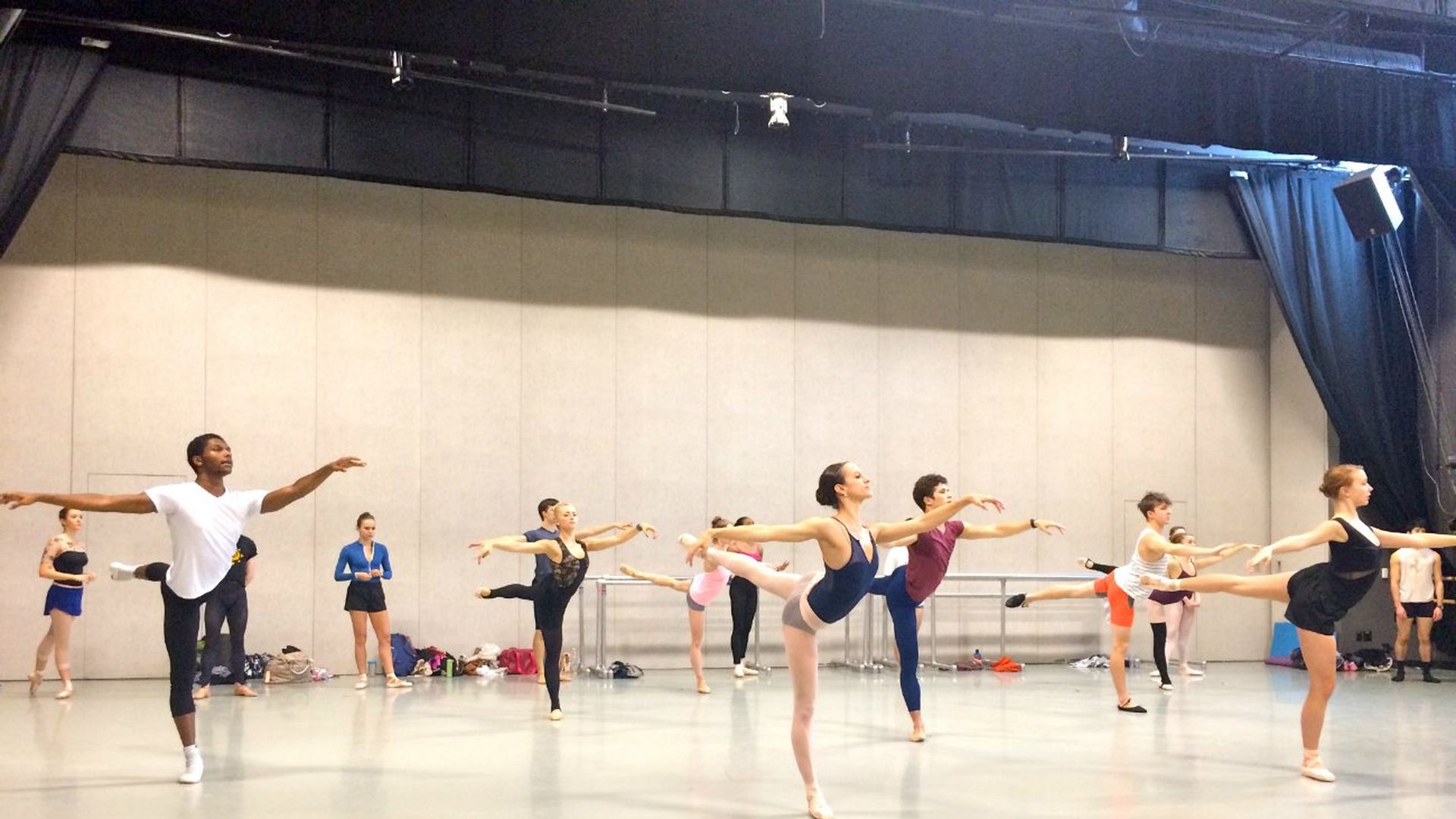 Charlotte Ballet rehearsal