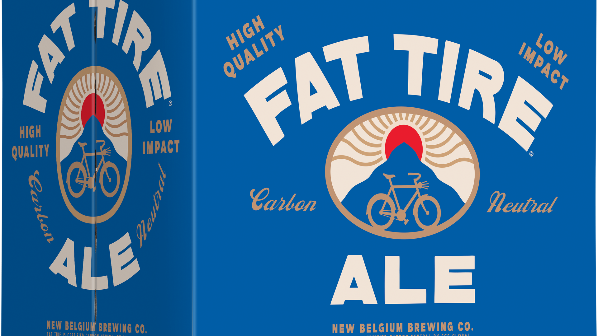 Fat Tire's new brand packaging.