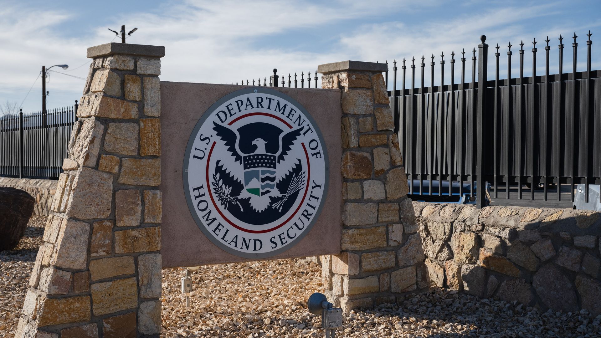 The outside of ICE's El Paso Processing Center pictured in El Paso, Texas on February 13, 2025.