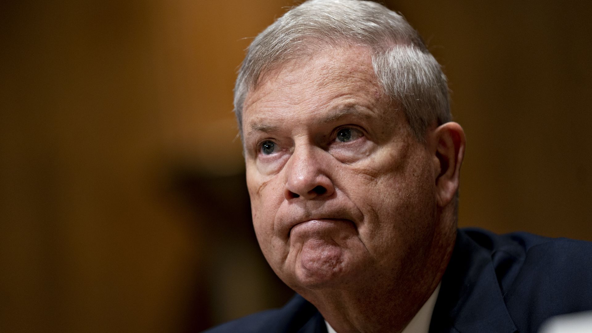 Photo of Tom Vilsack's face