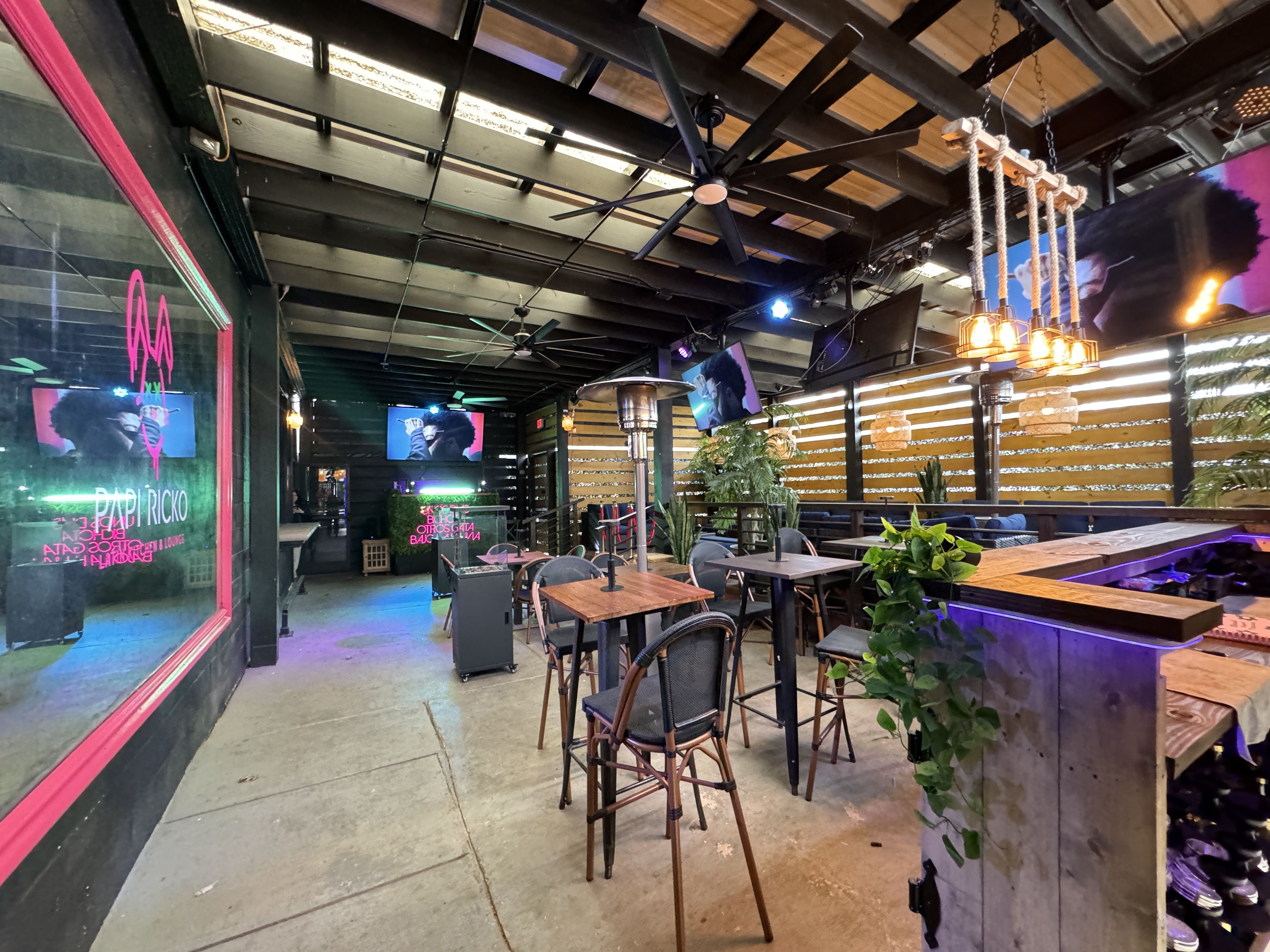 outside restaurant patio