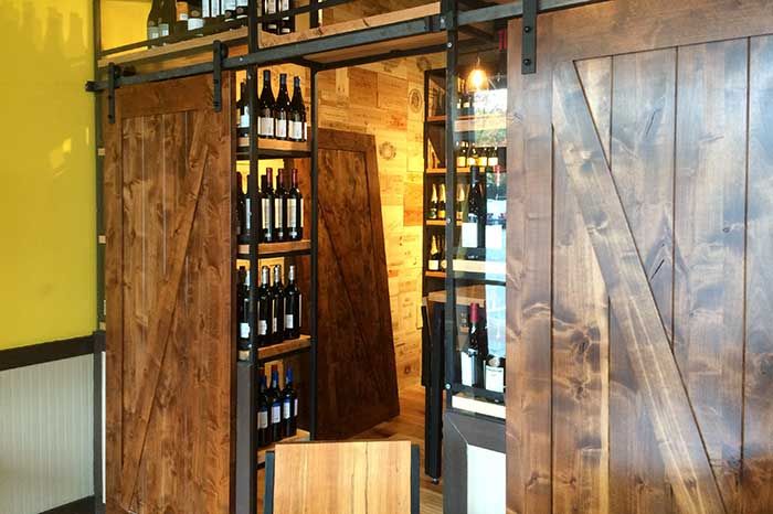 doors-for-private-dining-room-at-foxcroft-wine-co