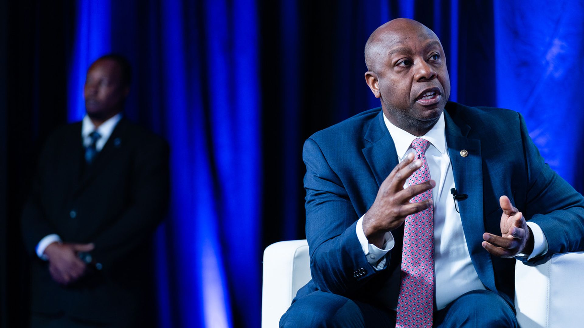 Sen. Tim Scott during Axios News Shapers event.
