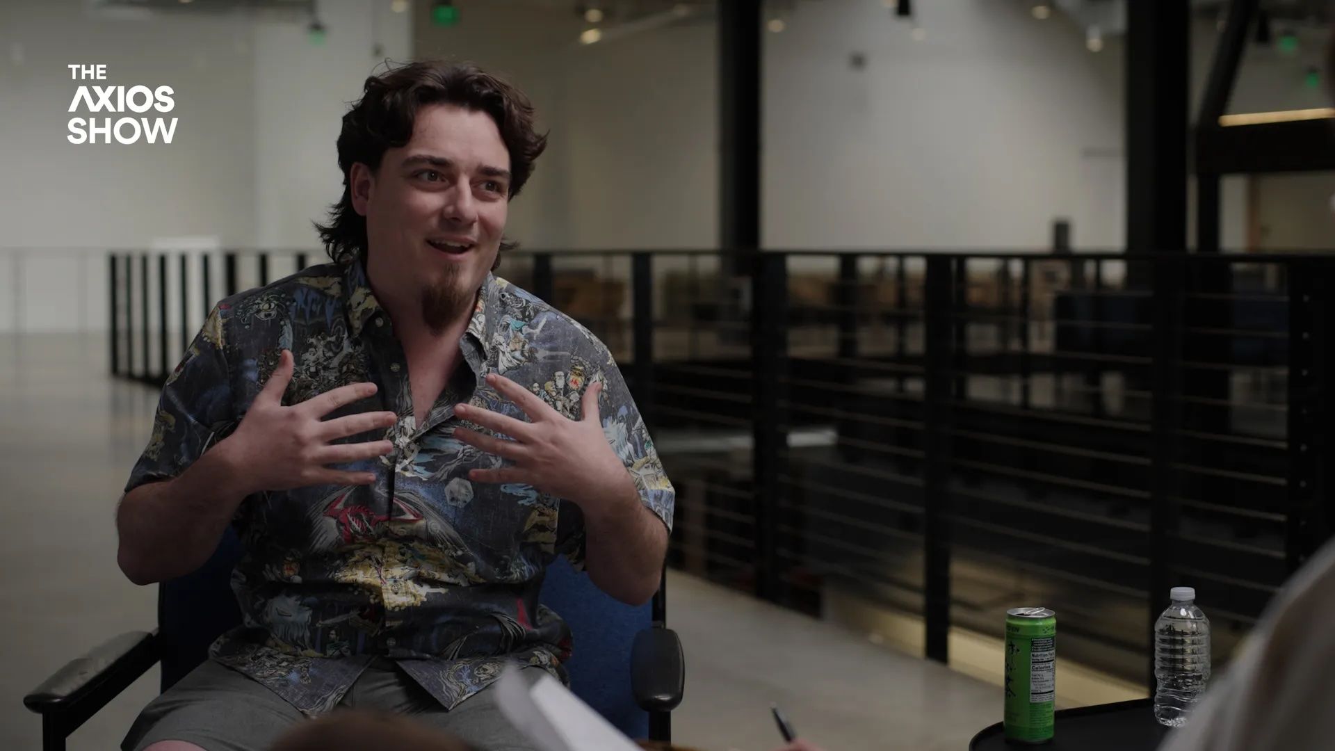 Anduril Industries founder Palmer Luckey talks to Axios Future of Defense author Colin Demarest on "The Axios Show."