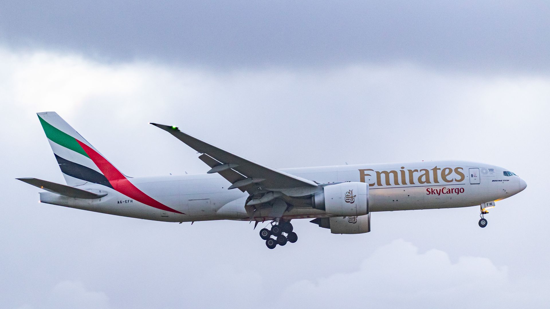 Emirates SkyCargo airline Boeing 777F aircraft 