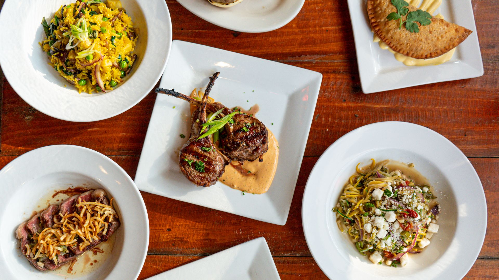 An array of tapas offered at Eclipse Di Luna.