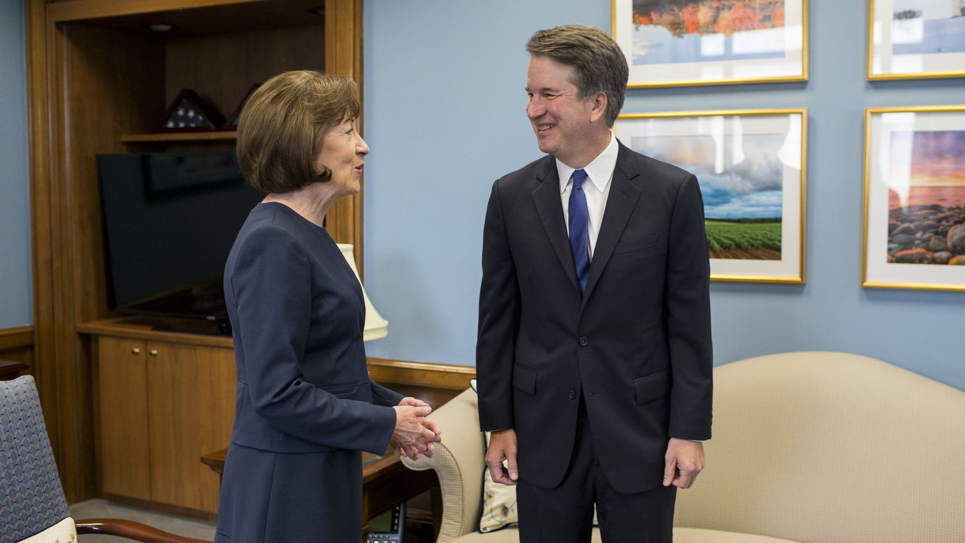 Brett Kavanuagh meeting with Susan Collins