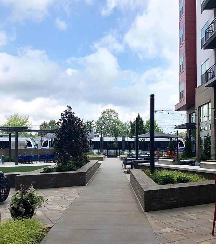 Bradham at New Bern Station light rail stop