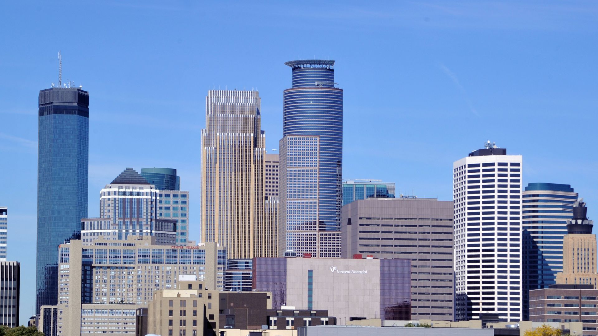 Downtown Minneapolis skyline