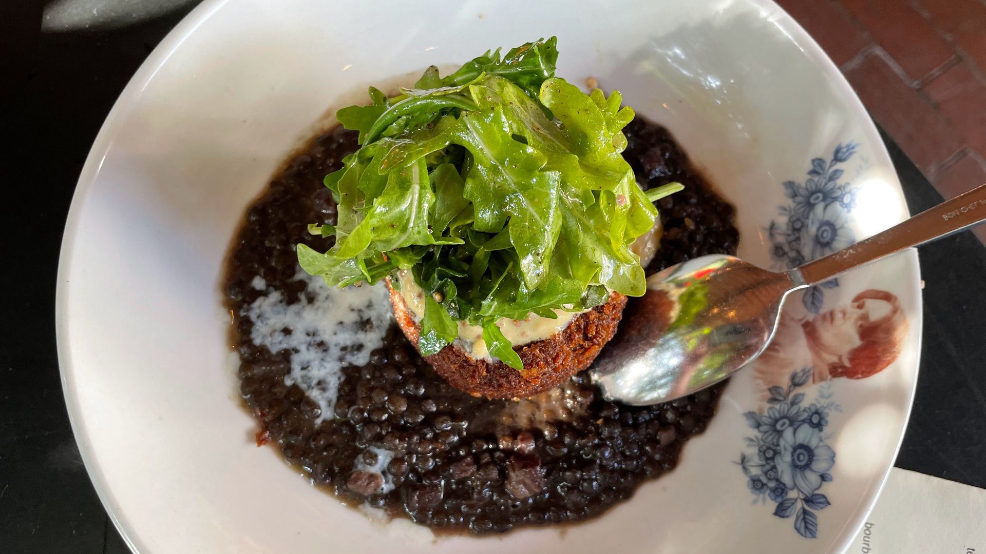 Stanbury's Crispy Pig Head. Photo: Lucille Sherman/Axios