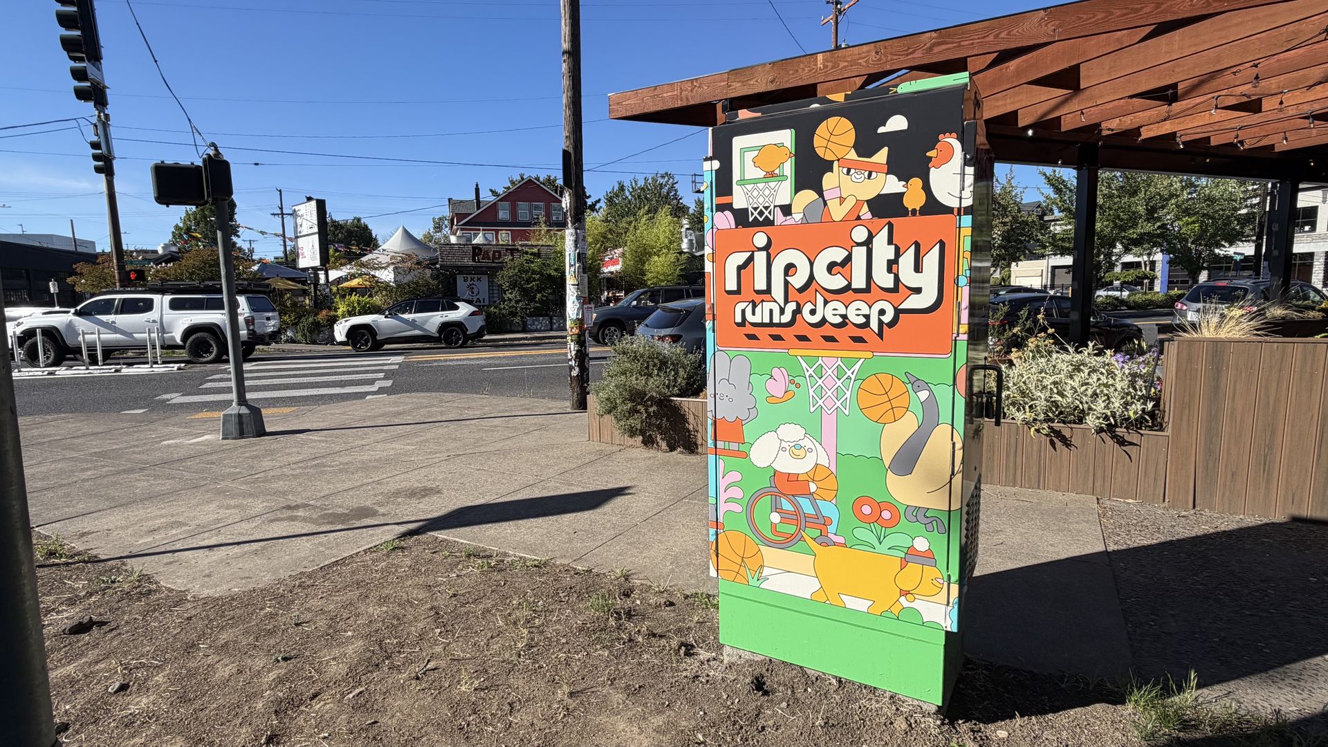 Portland is turning traffic cabinets into street art - Axios Portland