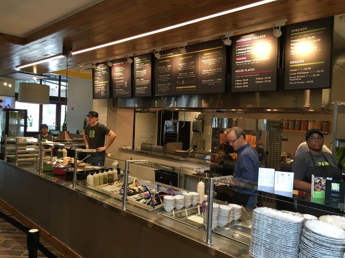 ordering at yafo kitchen in southpark charlotte