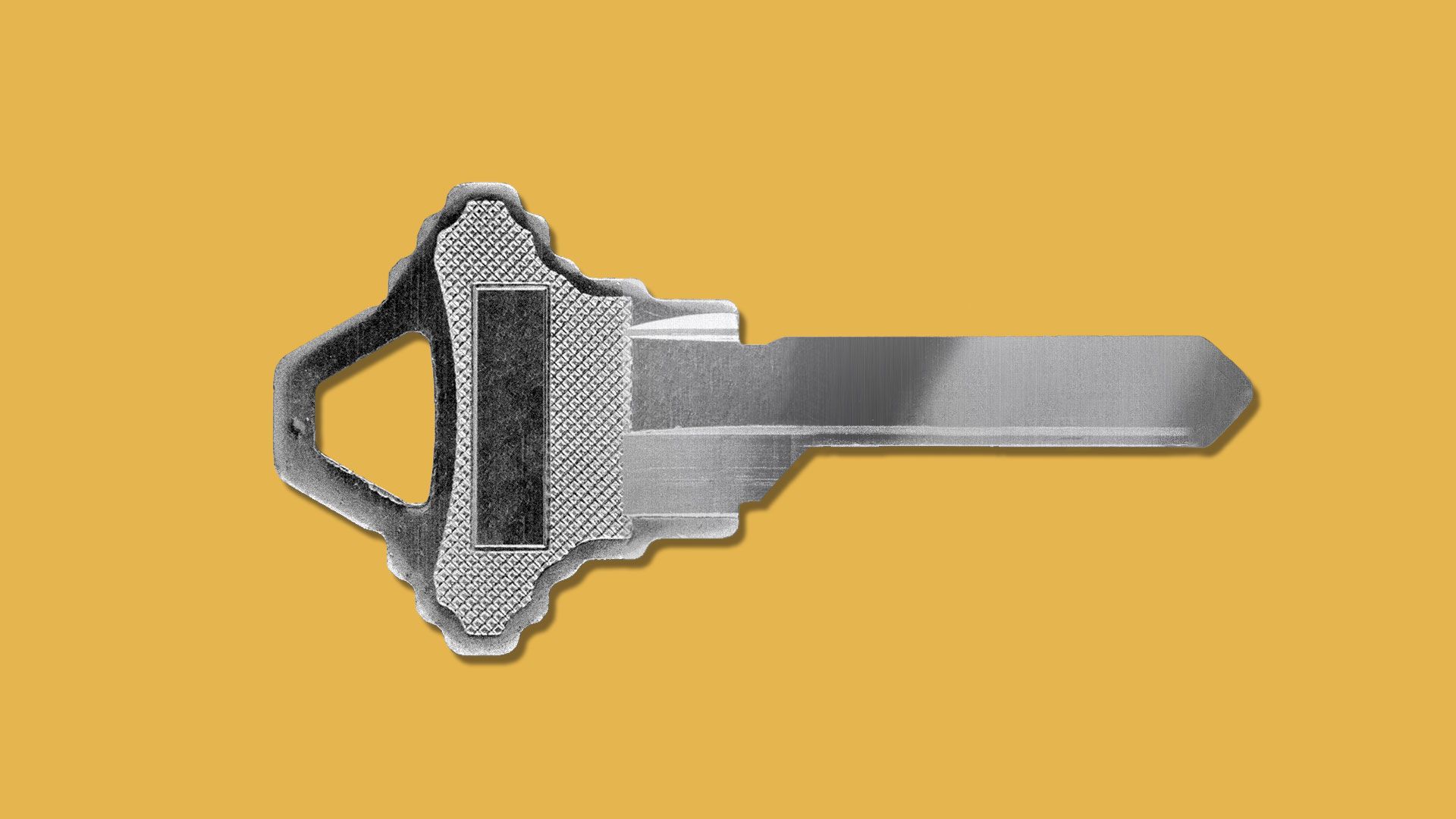 Illustration of a toothless key