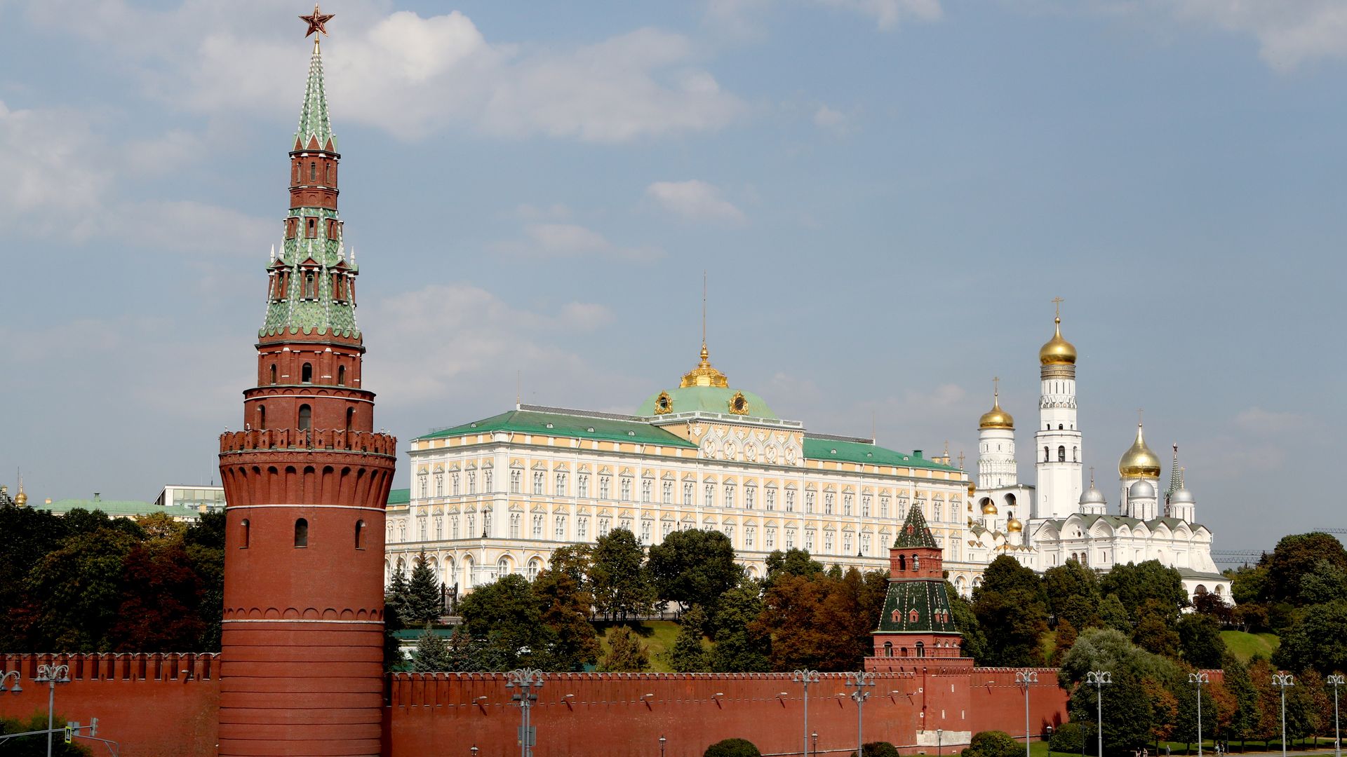 view of the Kremlin compound