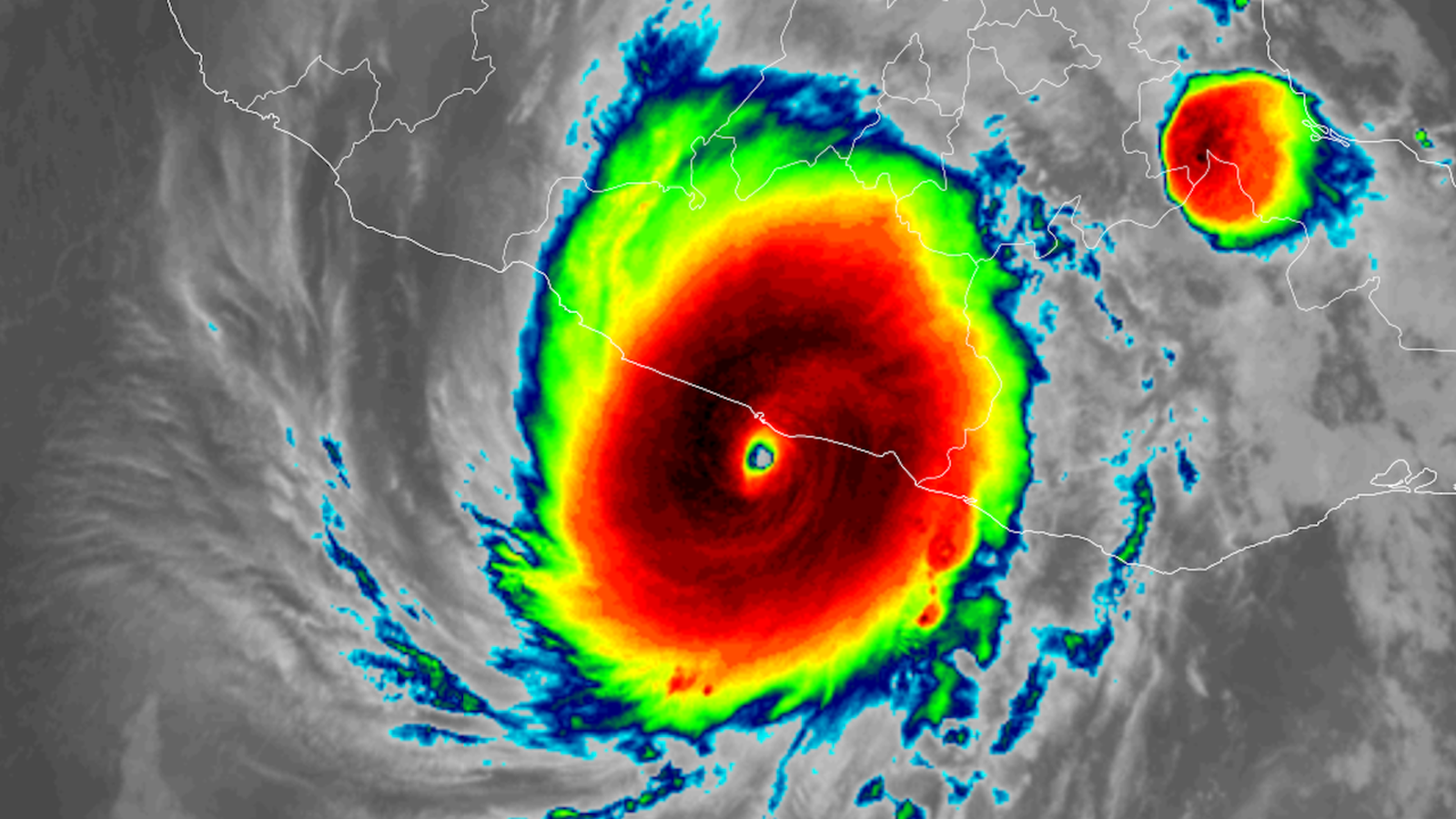 Hurricane Otis strikes Acapulco, Mexico as a Category 5 storm, breaking