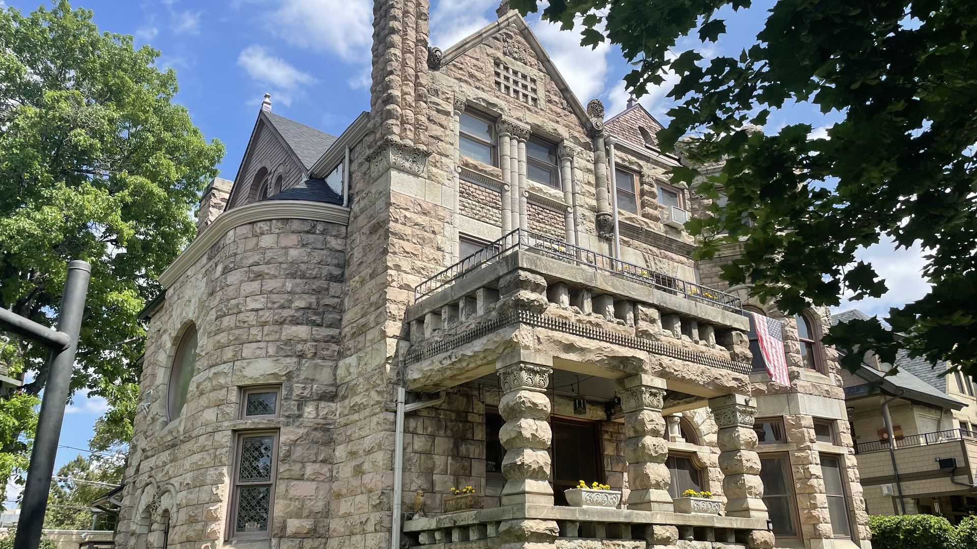 A historic castle in Denver. 