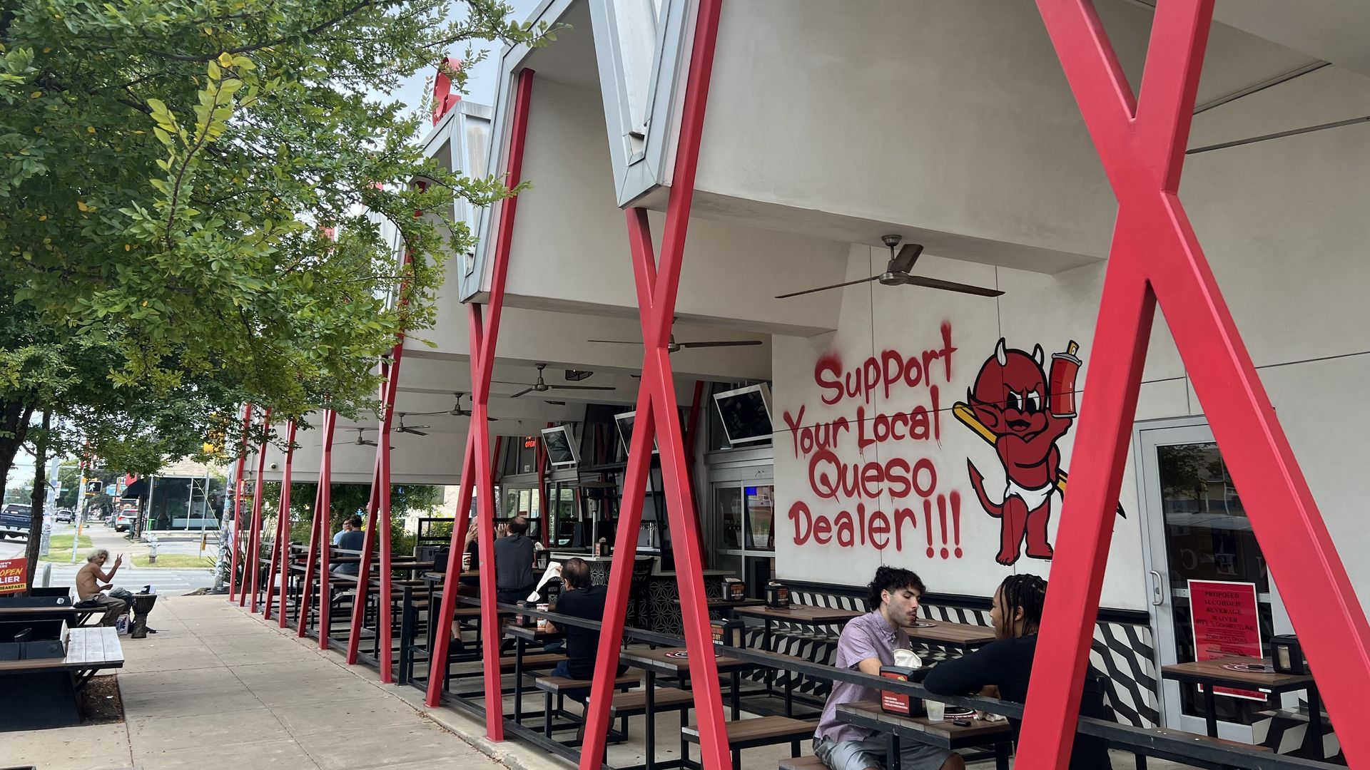 A view of Torchy's Tacos on South Congress.