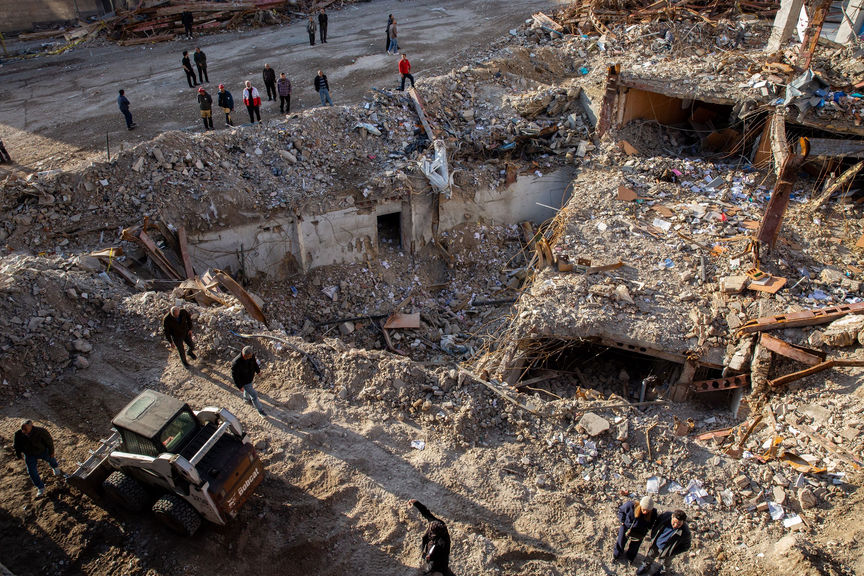 The site of a U.S.-Israeli airstrike in Tehran, Iran on Saturday., March 21, 2026. President Trump says he is considering "winding down" operations in Iran. But many of his original war goals remain unaccomplished. (Arash Khamooshi/The New York Times)