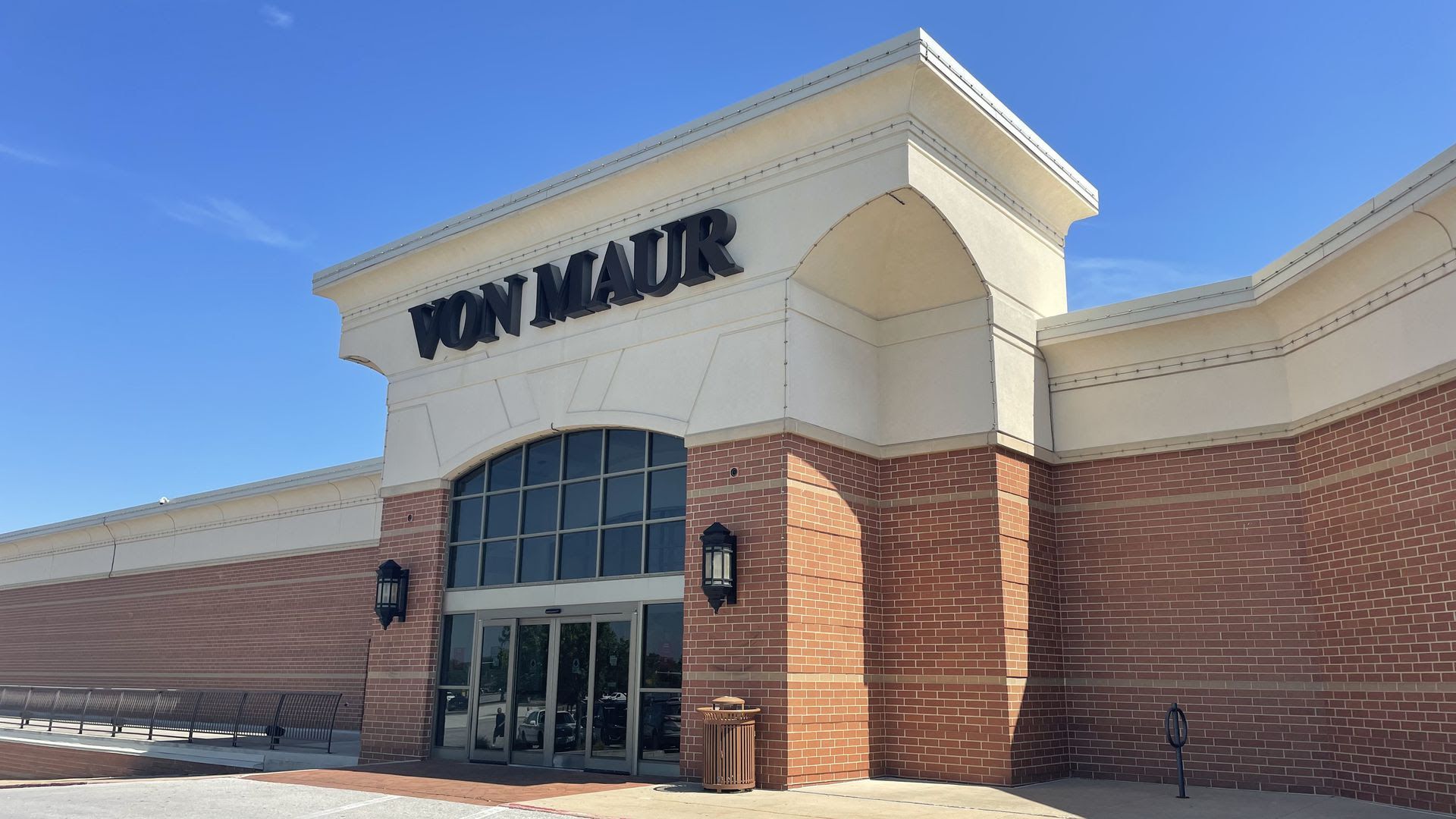 The Von Maur storefront at Valley West Mall in West Des Moines.