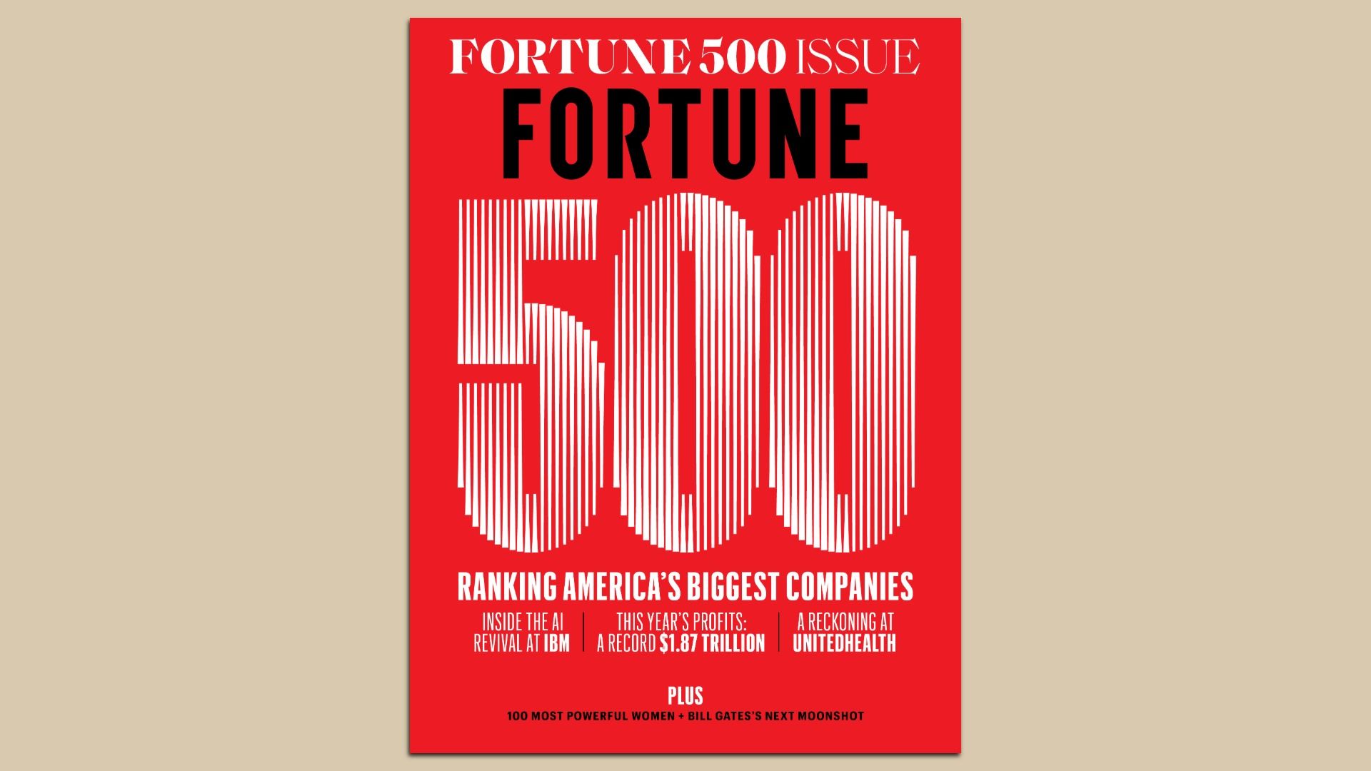 Fortune 500 magazine cover