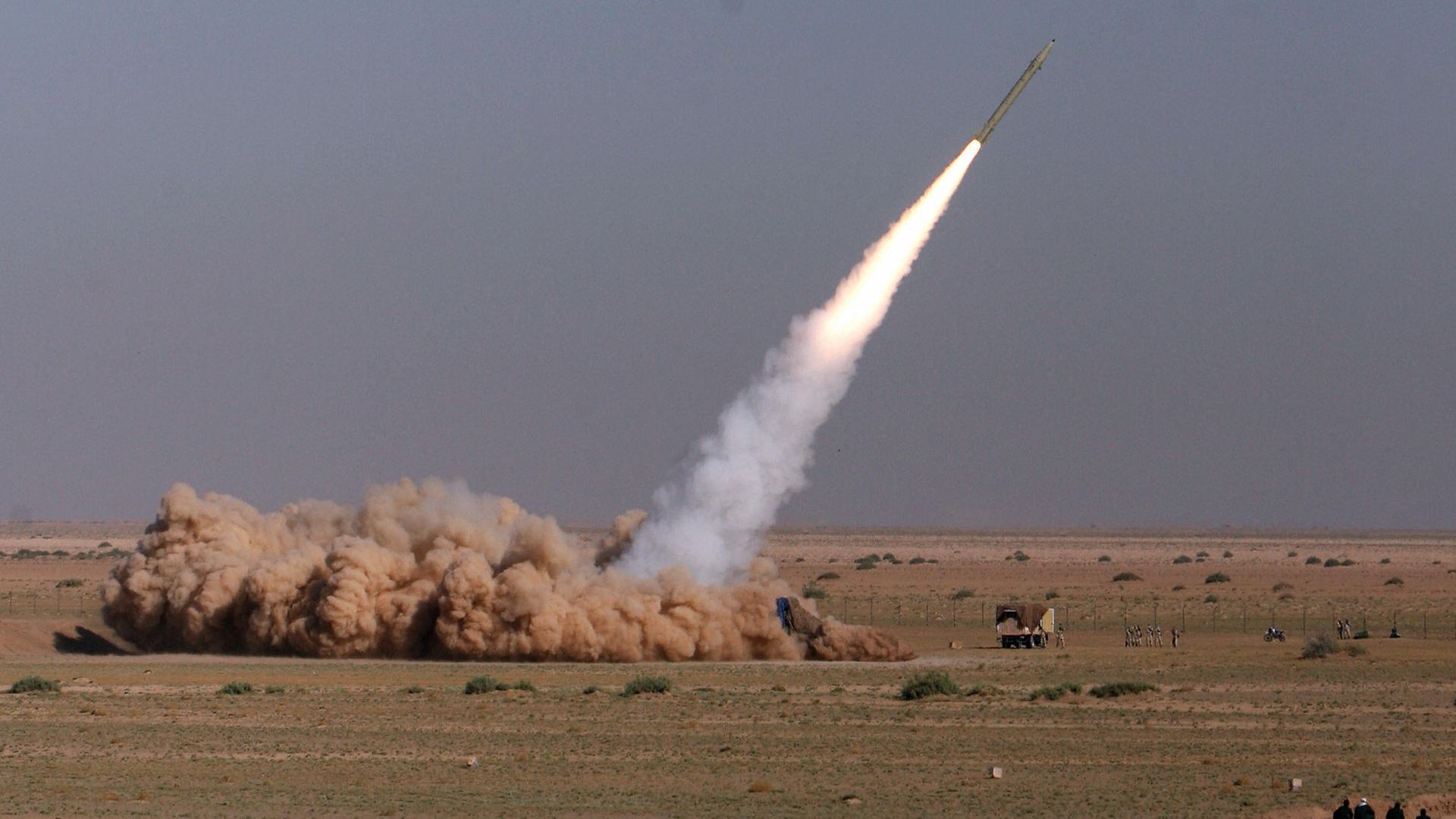 An Iranian missile