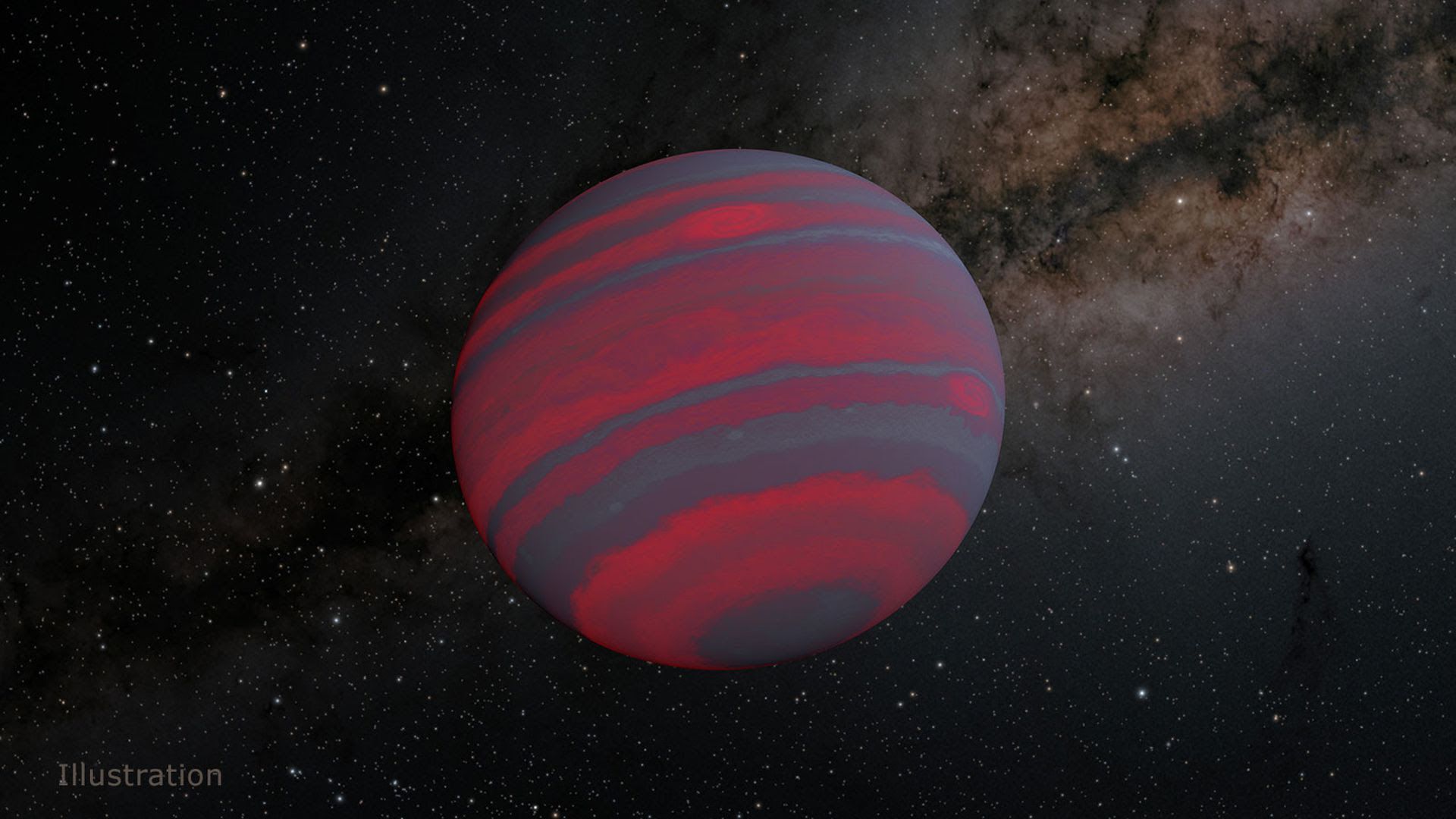 Artist's illustration of a brown dwarf. Photo: NASA/JPL-Caltech