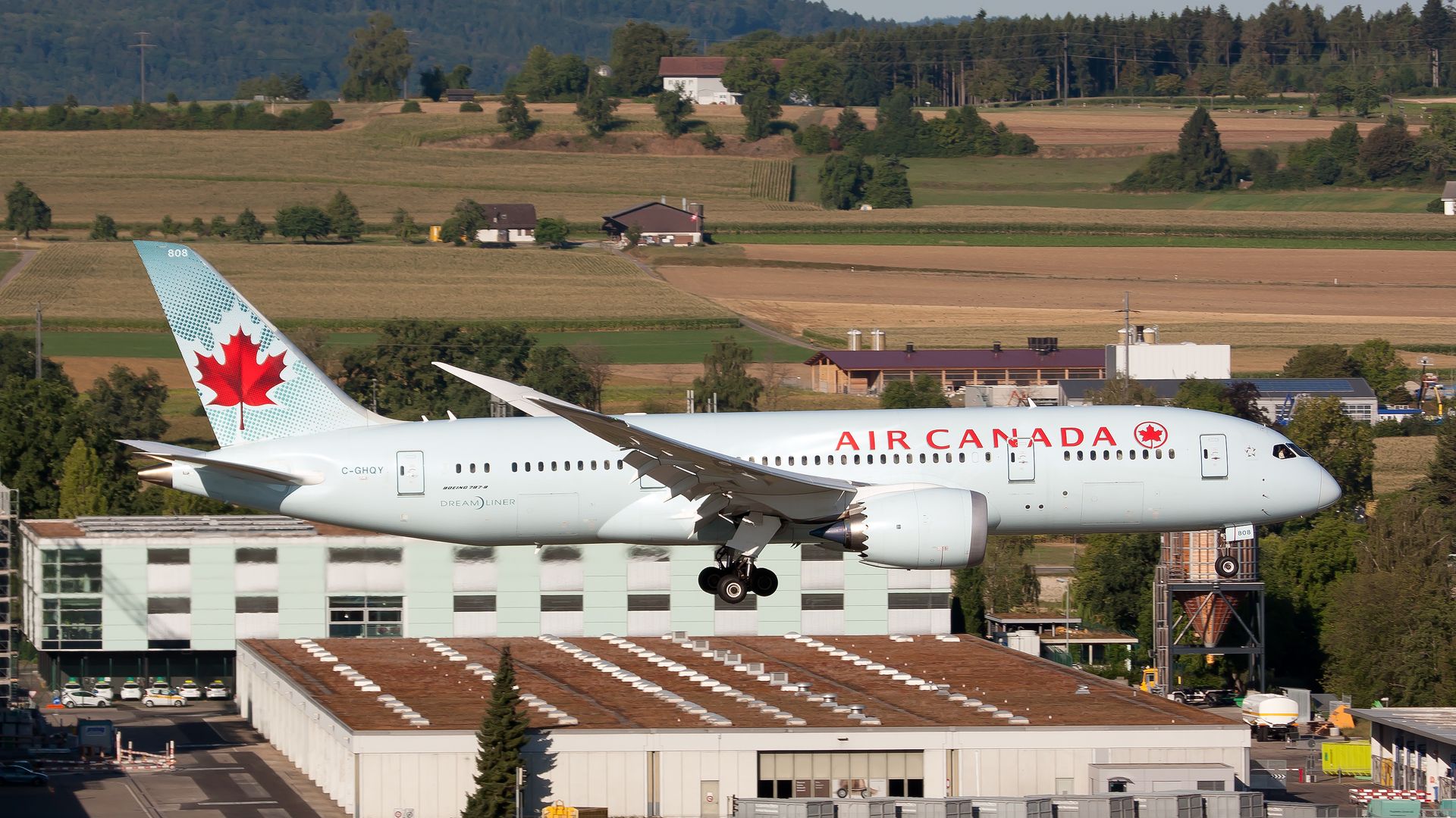 An Air Canada plane