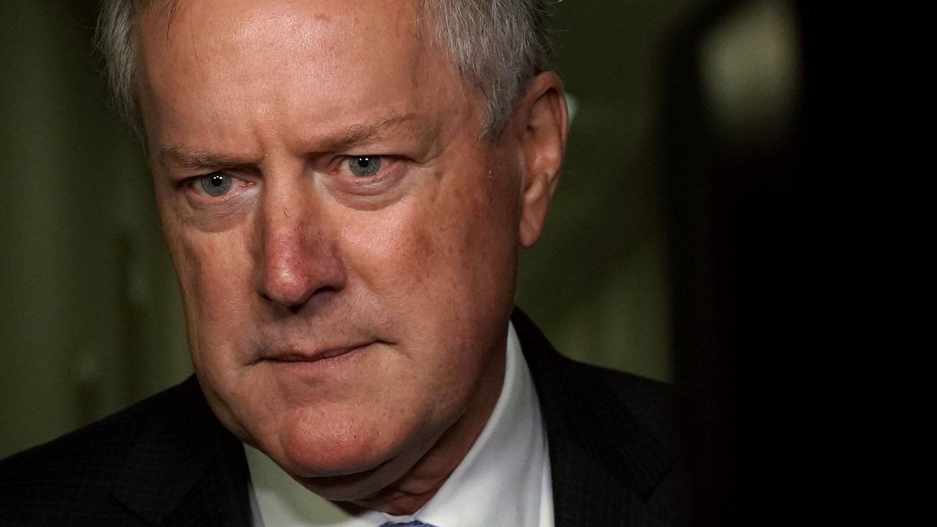 Close up of House Freedom Caucus Chairman Rep. Mark Meadows