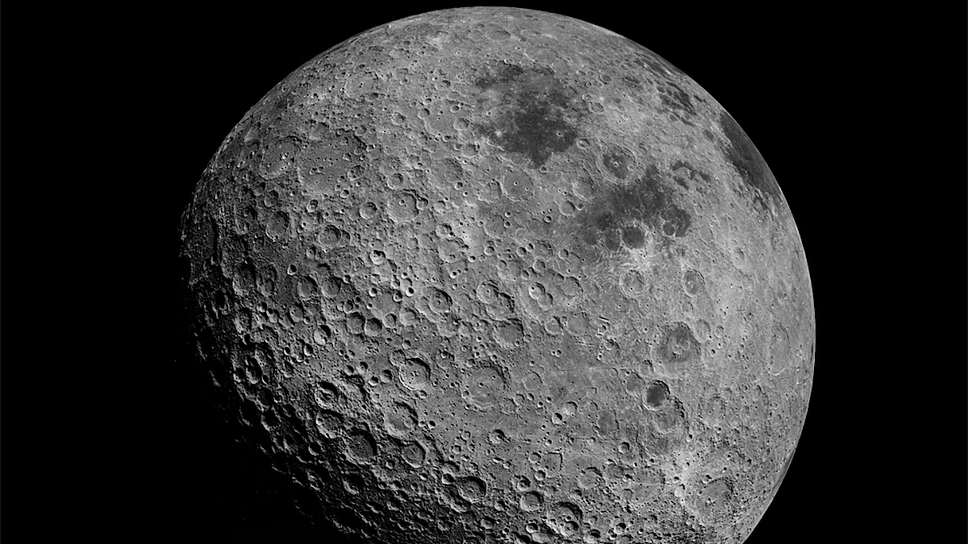 The Moon seen close up