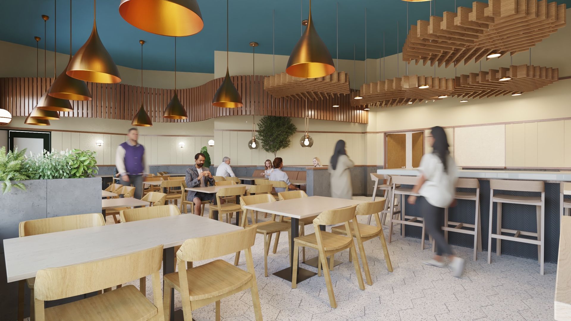 Oshen is set to open in October off Colony Road. Rendering courtesy of Cinthya Garcia and  Carrie Frye Interior Design.