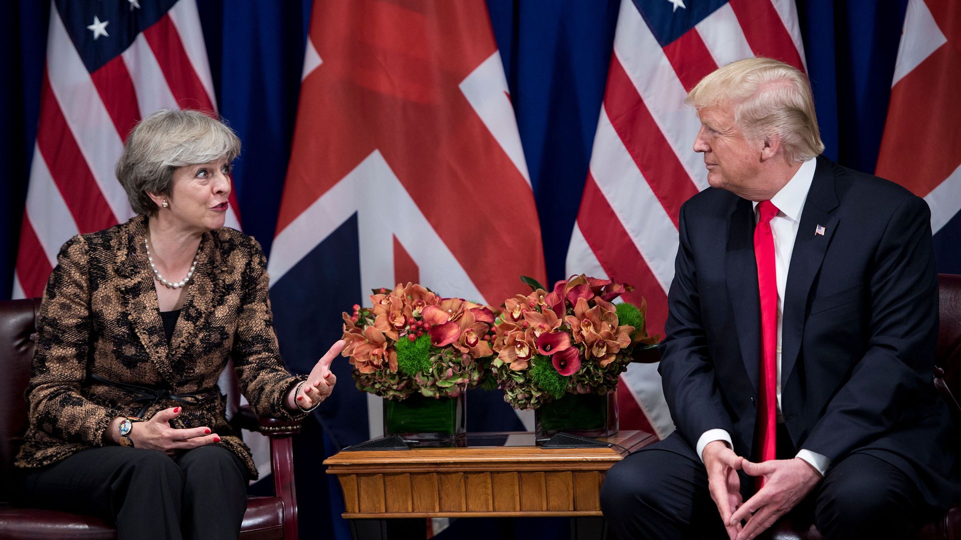 Trump and May