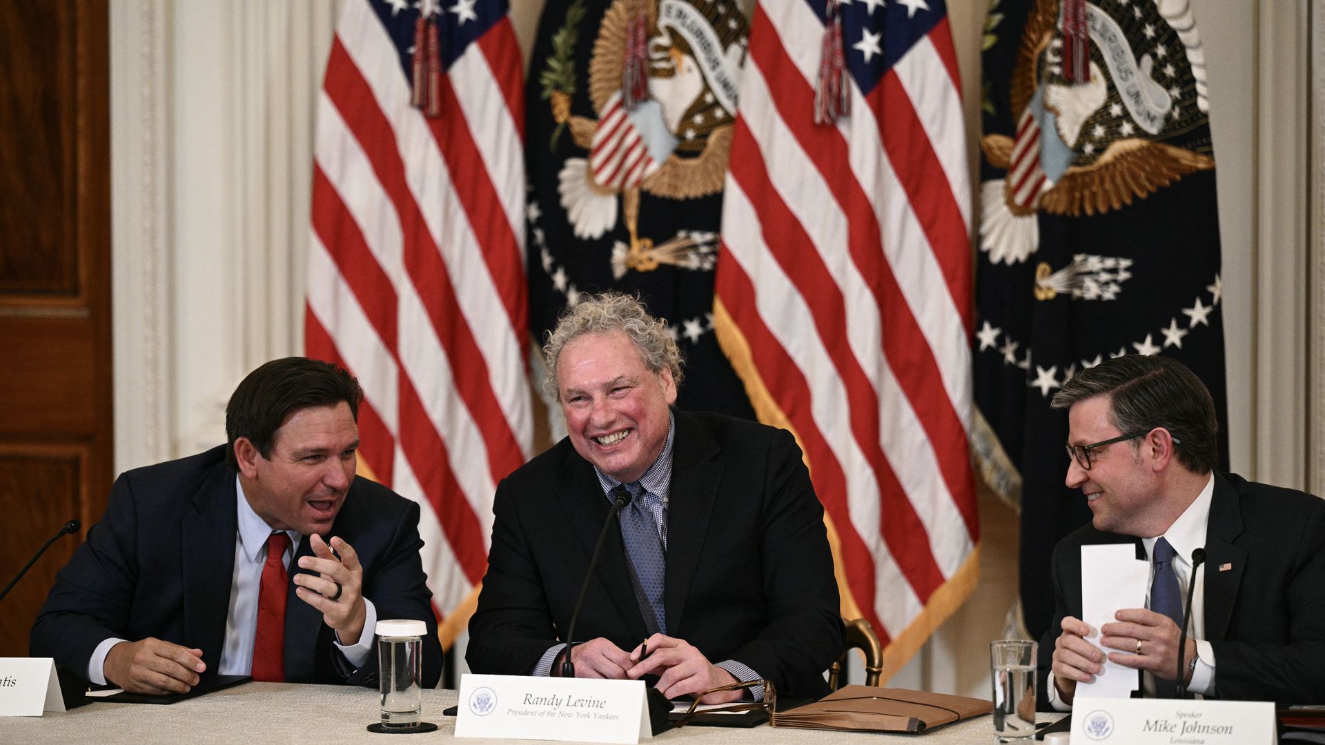 This is Ron DeSantis and Mike Johnson