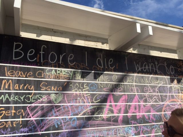 charlotte south end chalk board