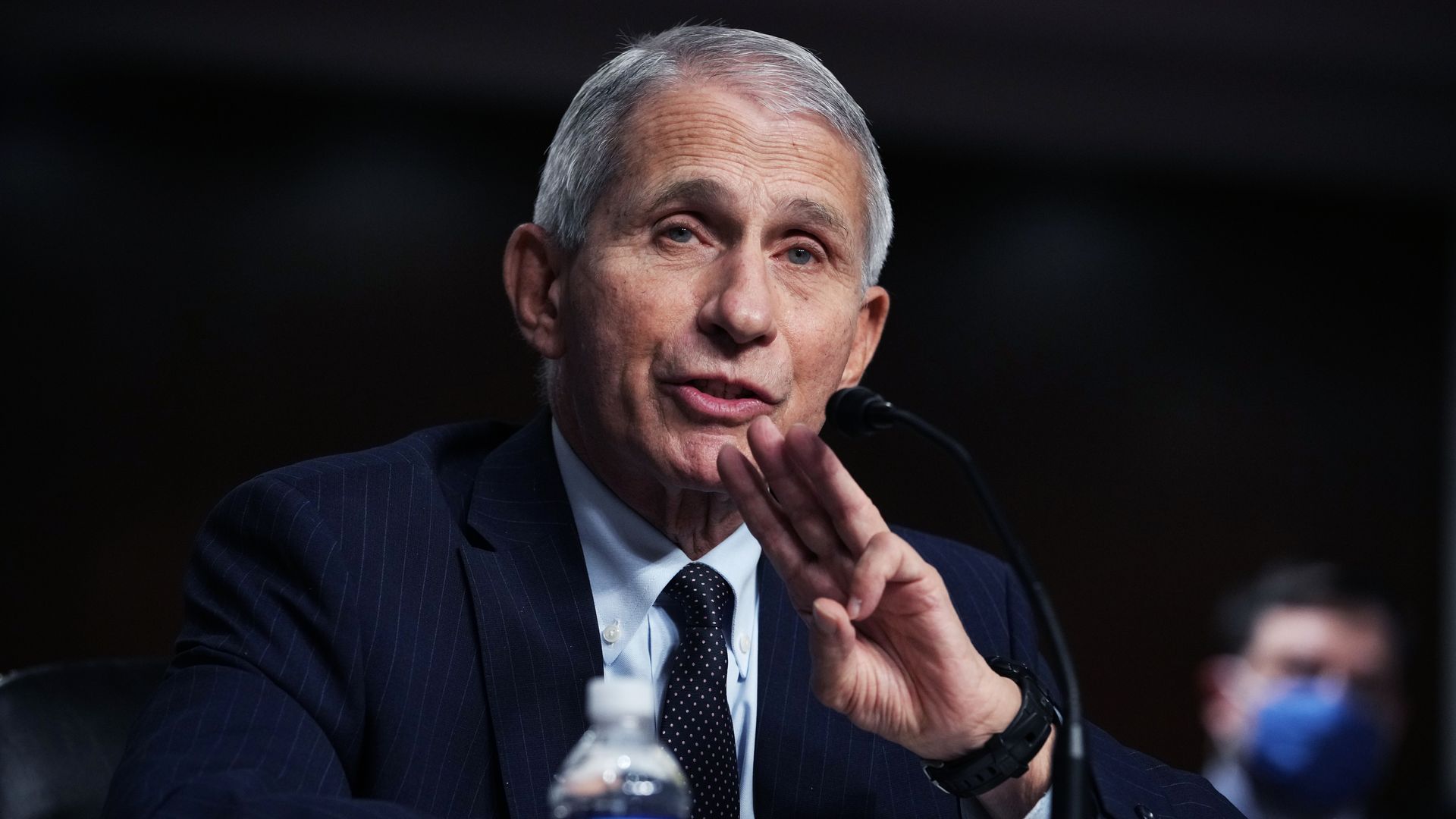 Anthony Fauci, director of NIAID, testifies during a Senate hearing, in Dirksen Building on Thursday, November 4