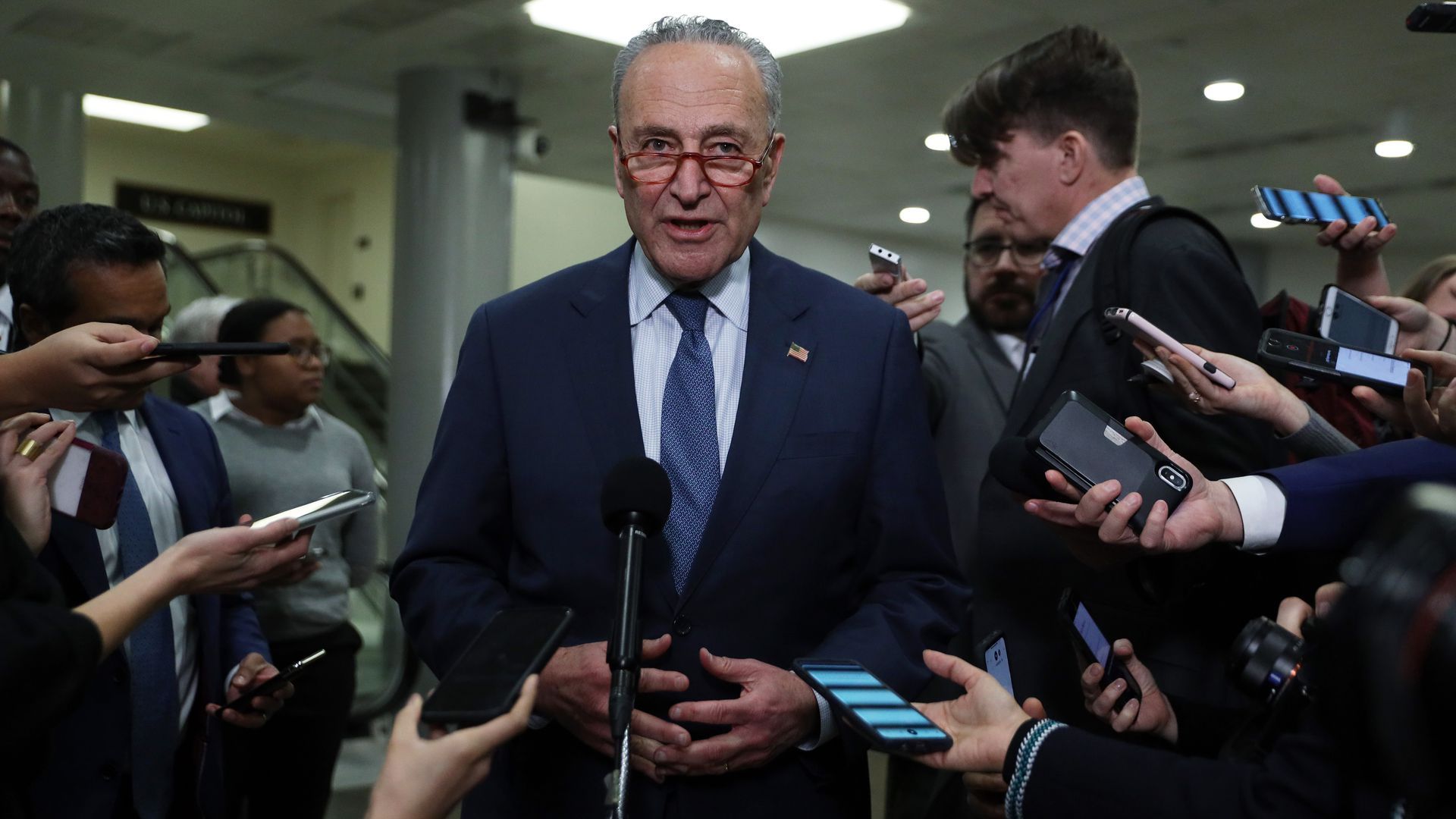 Incoming Senate Majority Leader Chuck Schumer.