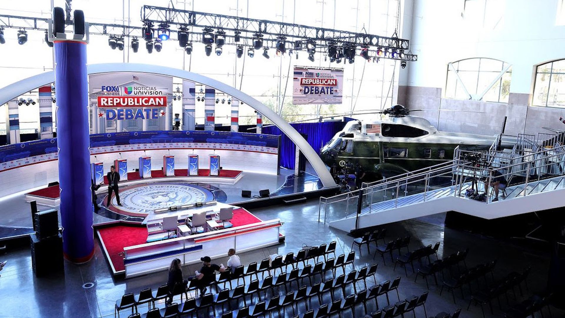 Fox News GOP debate stage