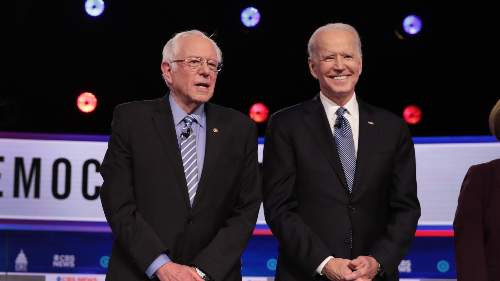 Bernie Sanders and Joe Biden