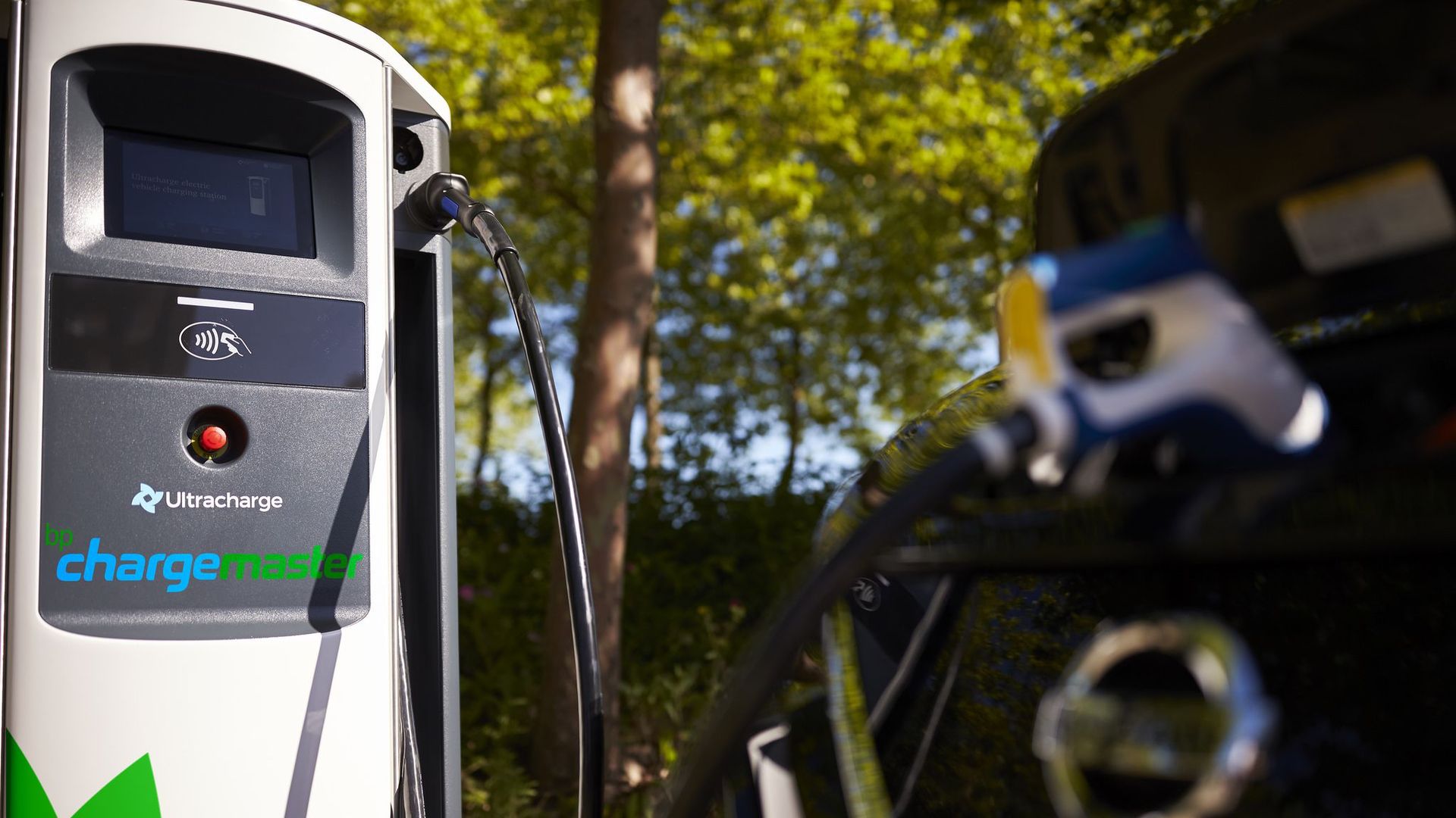 A BP charging station for electric vehicles