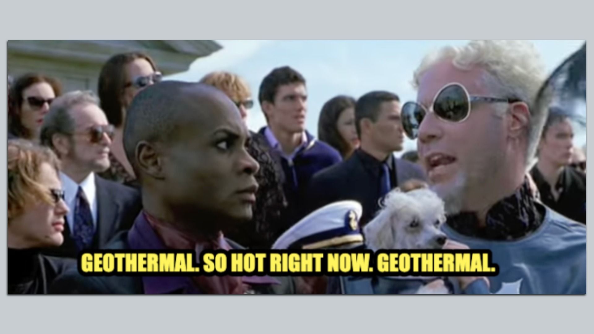 Image of Will Ferrell in Zoolander saying "Hansel, so hot right now, Hansel"