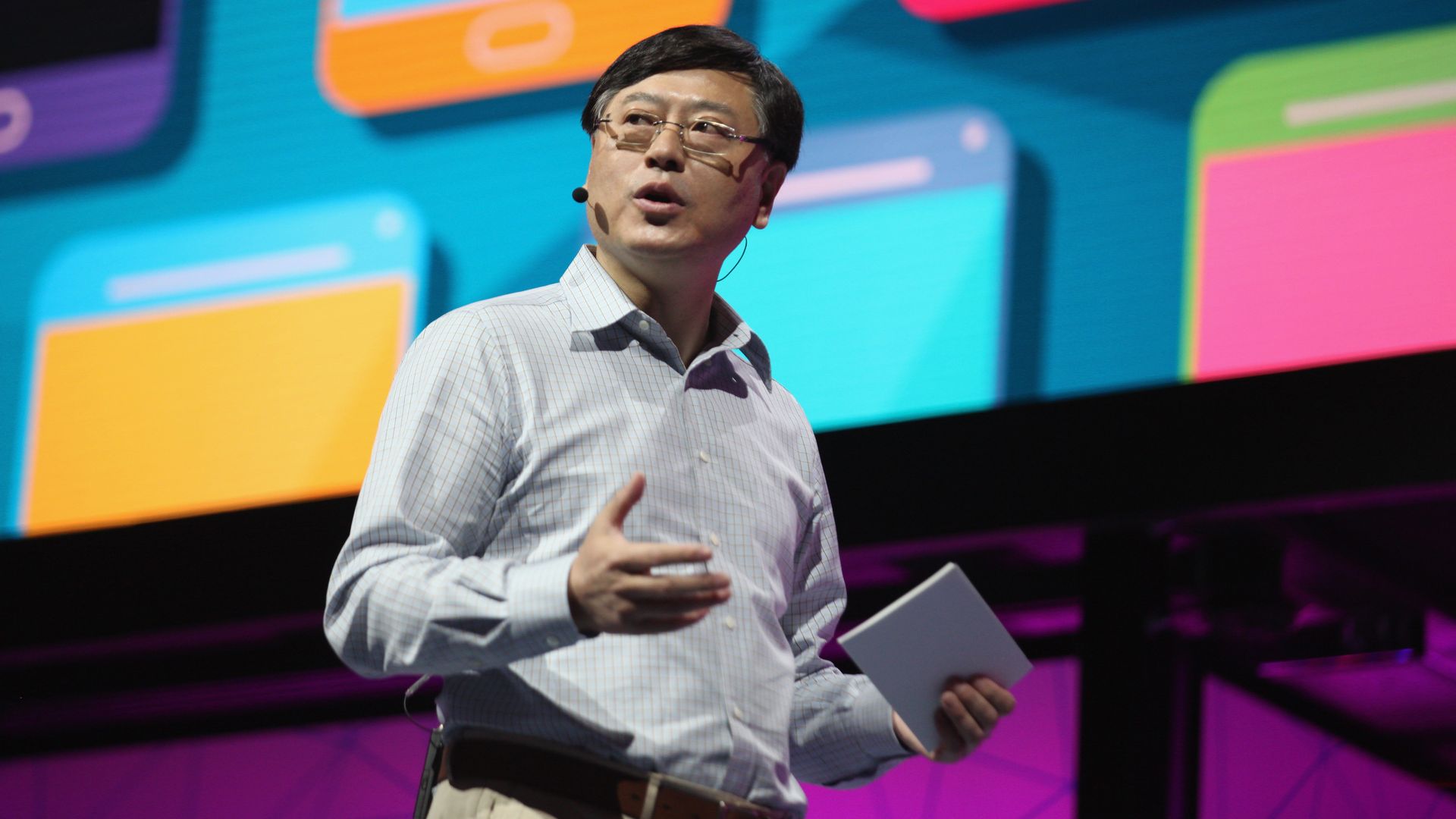 Yang Yuanqing, Lenovo CEO, in 2016.