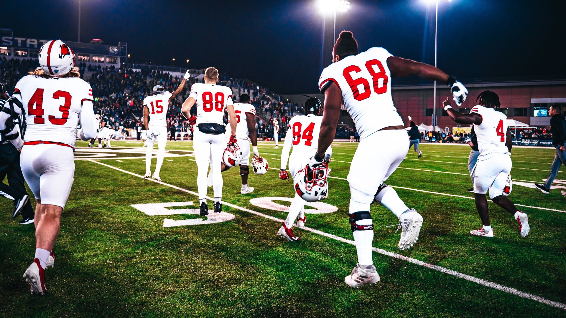 Incarnate Word celebrating