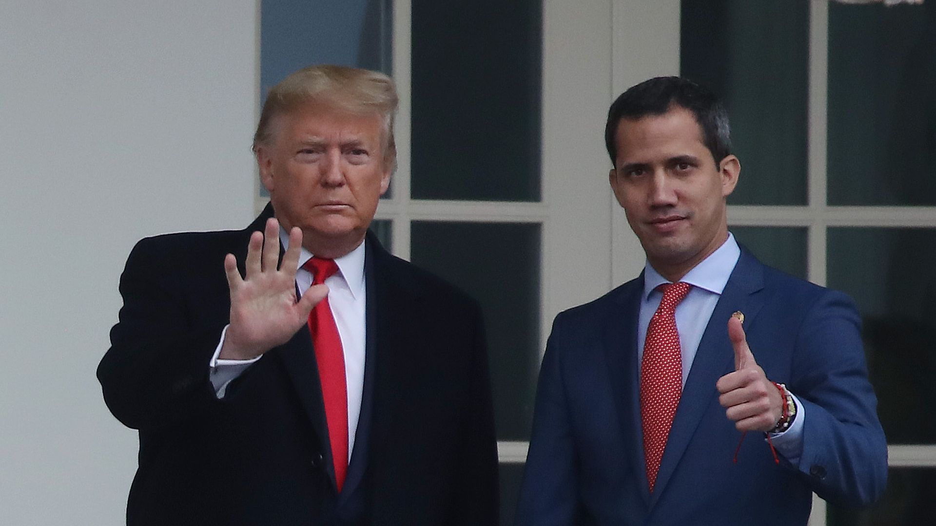Trump and Juan Guiado
